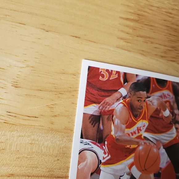 Spud Web Atlanta Hawks Basketball Card 251 NBA - Picture 3 of 11
